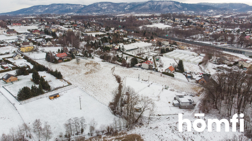 Działka budowlana 1171&nbsp;m², Bielsko-Biała, Komorowice Krakowskie, Przeciętna - zdjęcie 8