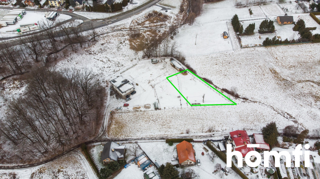 Działka budowlana 1171&nbsp;m², Bielsko-Biała, Komorowice Krakowskie, Przeciętna - zdjęcie 2