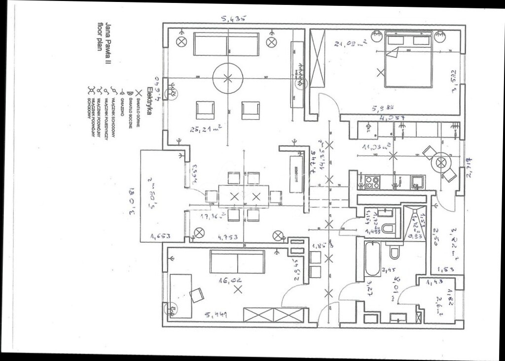 Mieszkanie 116,42&nbsp;m², Szczecin, Centrum, al. Papieża Jana Pawła II - zdjęcie 2
