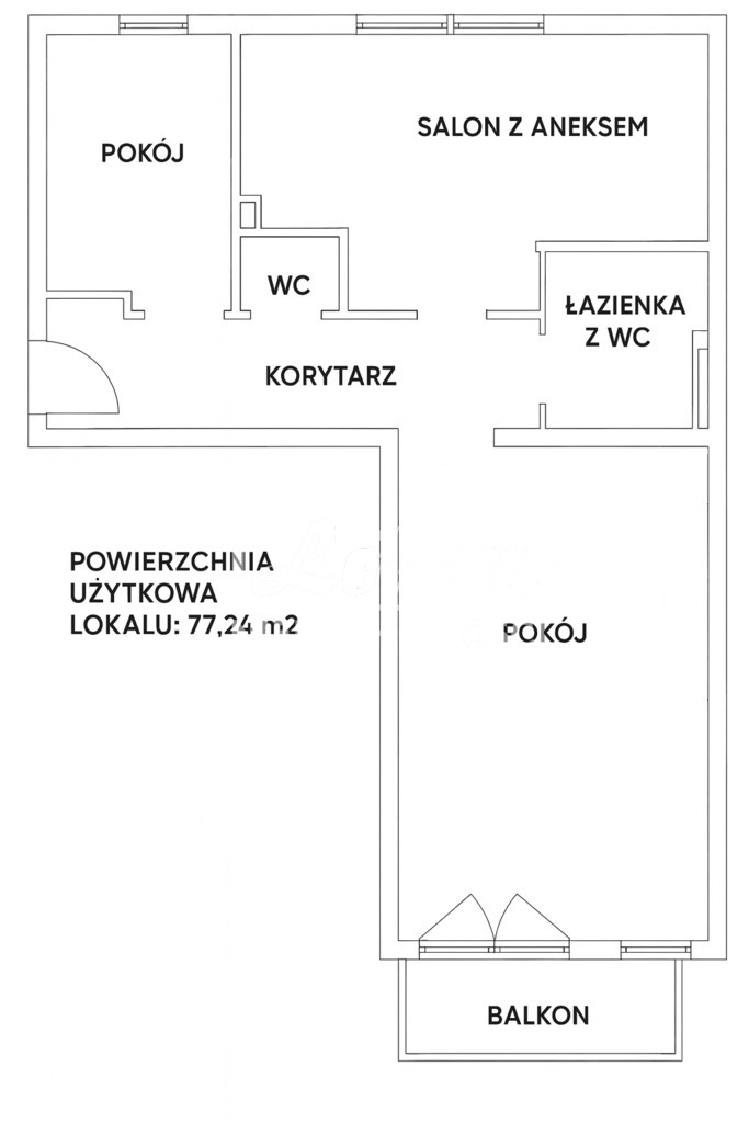 Mieszkanie 77,24&nbsp;m², Szczecin, Warszewo, Poznańska - zdjęcie 19
