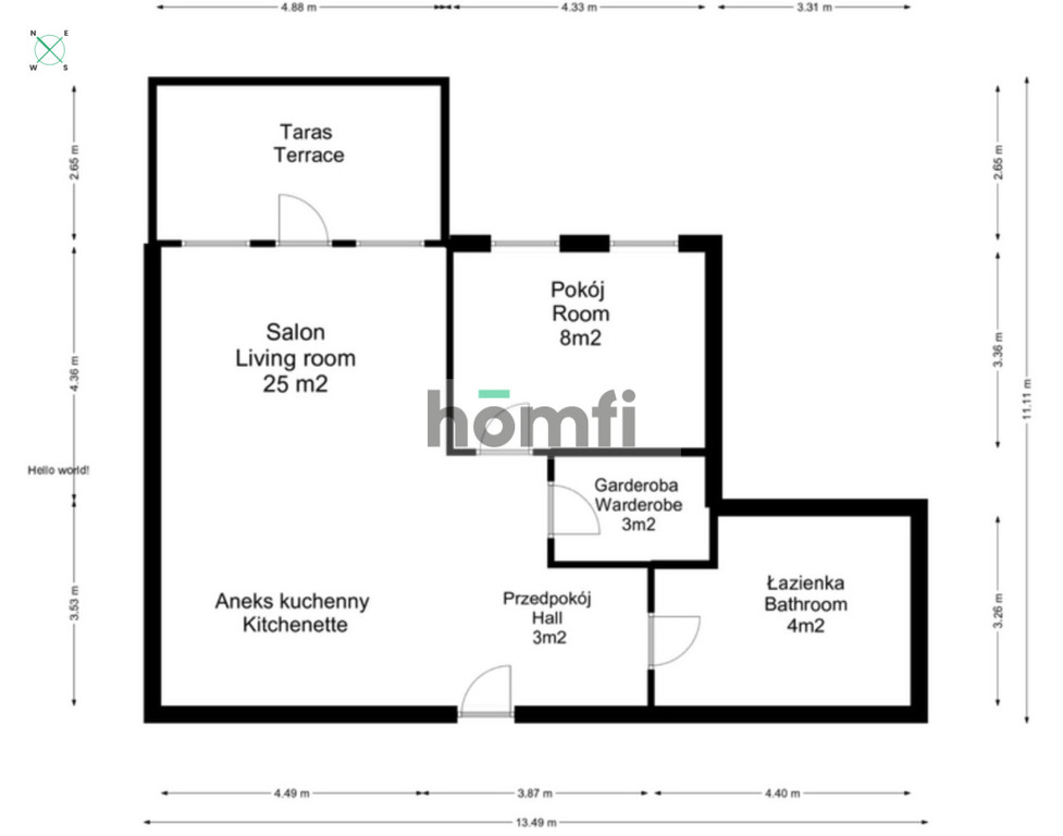 Mieszkanie 40&nbsp;m², Wrocław, Fabryczna, Białowieska - zdjęcie 19