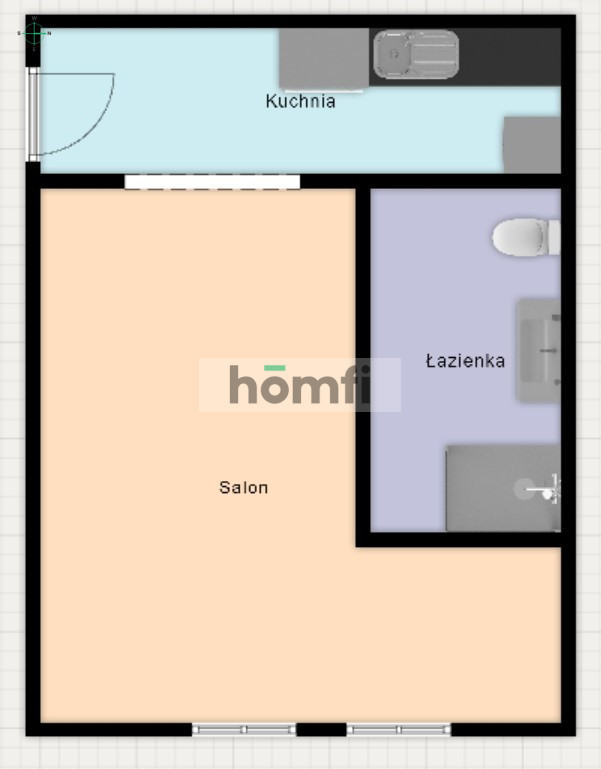 Mieszkanie 32,5 m², Łódź, Śródmieście, dr. Seweryna Sterlinga - zdjęcie 12