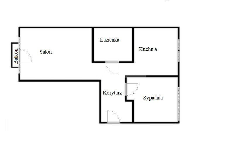 Mieszkanie 42,8&nbsp;m², Kraków, Bronowice, Krzywy Zaułek - zdjęcie 15