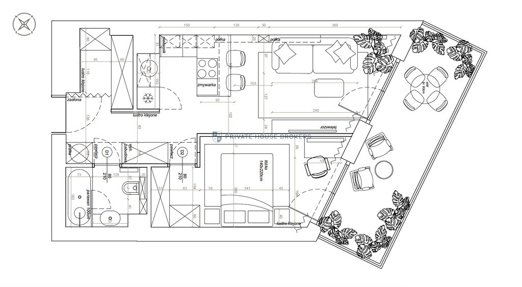 Mieszkanie 39,42&nbsp;m², Kraków, Prądnik Biały, Eljasza Walerego Radzikowskiego - zdjęcie 17