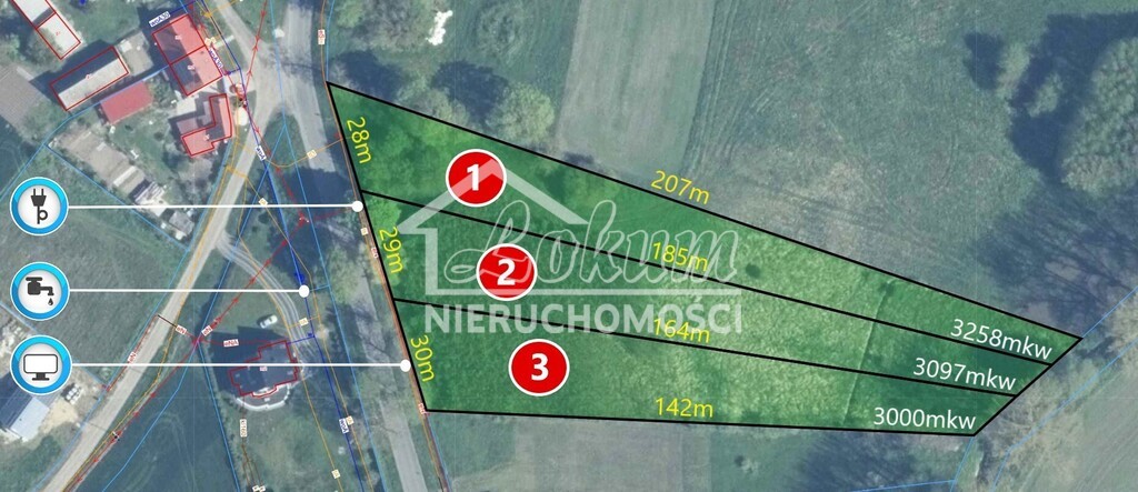 Działka budowlana 3000 m², Stare Chrapowo - zdjęcie 1