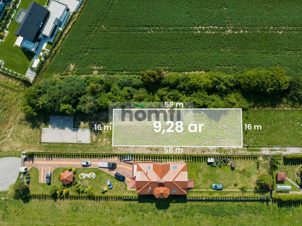 Działka budowlana 928&nbsp;m², Kraków, Nowa Huta, Zakarnie - zdjęcie 6