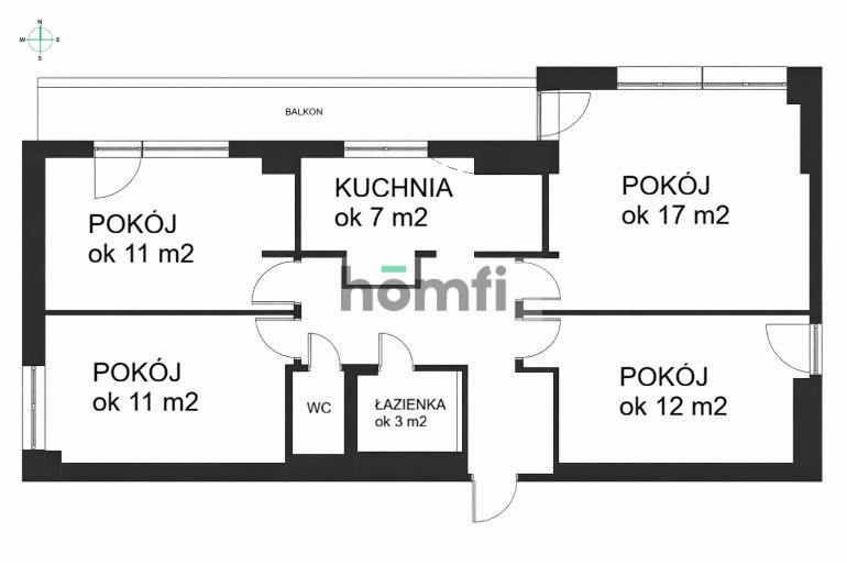 Mieszkanie 71 m², Warszawa, Ochota, Daleka - zdjęcie 14