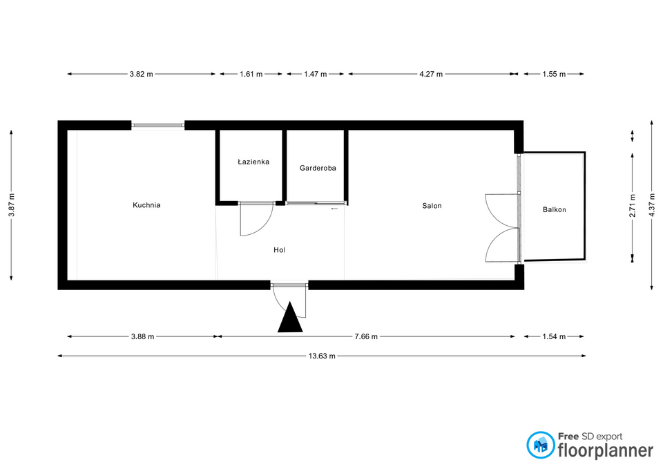 Mieszkanie 38 m², Łódź, Śródmieście, al. Tadeusza Kościuszki - zdjęcie 13