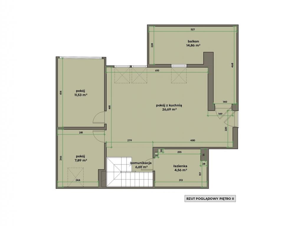 Mieszkanie 82&nbsp;m², Kraków, Józefa Becka - zdjęcie 19