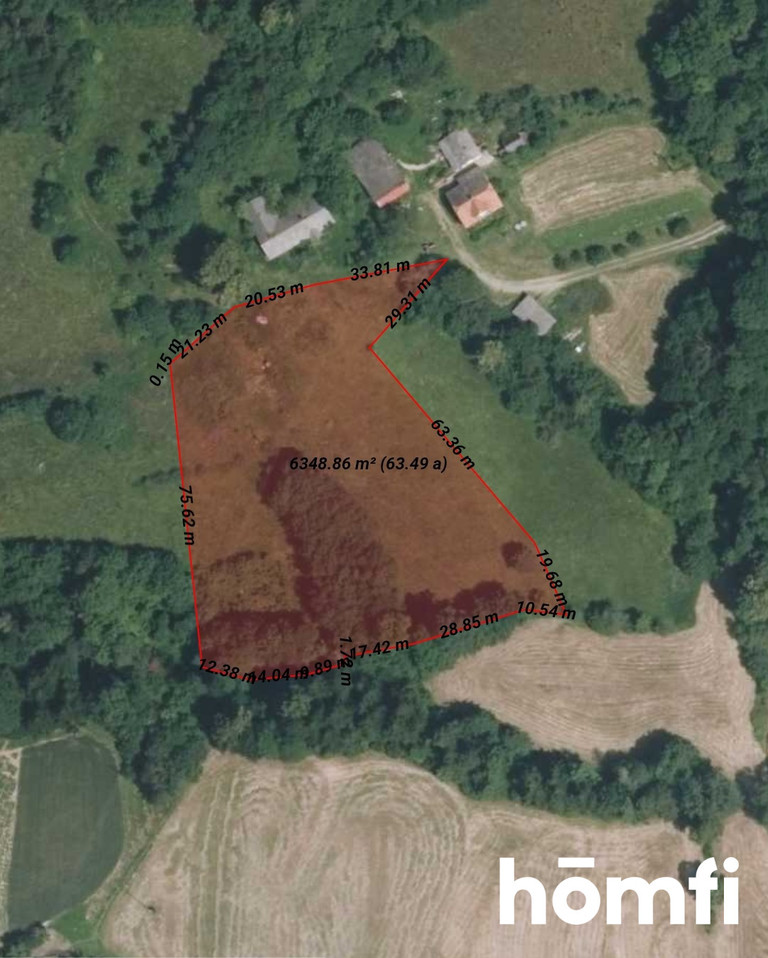 Działka budowlana 6349 m², Męcina - zdjęcie 3