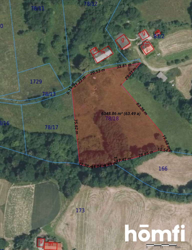 Działka budowlana 6349 m², Męcina - zdjęcie 4