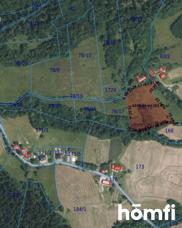 Działka budowlana 6349 m², Męcina - zdjęcie 1