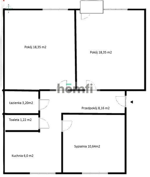 Mieszkanie 65,92 m², Kielce, Marszałka Józefa Piłsudskiego - zdjęcie 10