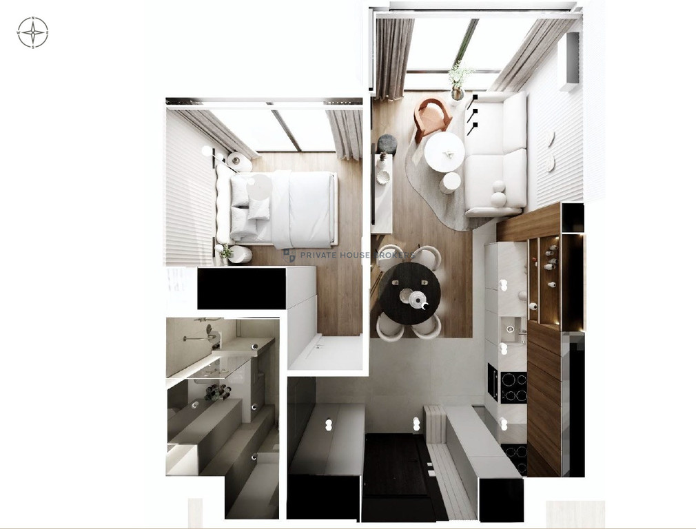 Mieszkanie 38&nbsp;m², Kraków, Śródmieście, Mogilska - zdjęcie 16