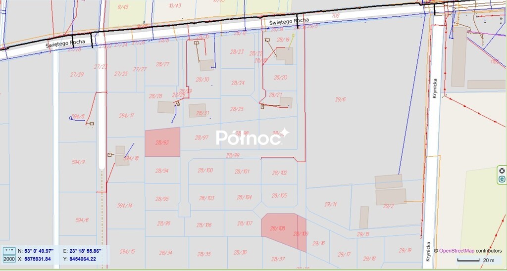 Działka rolna 859 m², Zabłudów, św. Rocha - zdjęcie 1