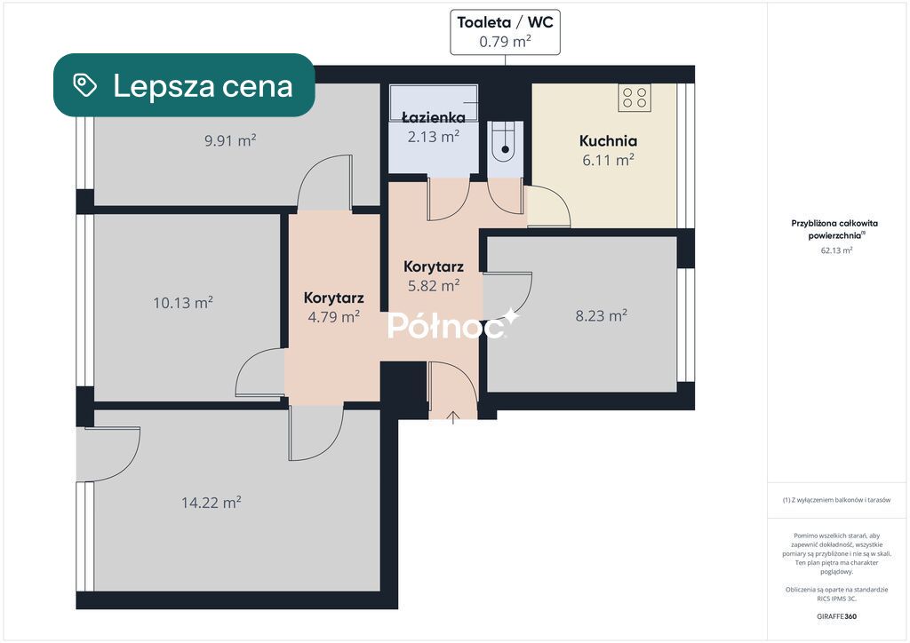 Mieszkanie 63,9&nbsp;m², Białystok - zdjęcie 2