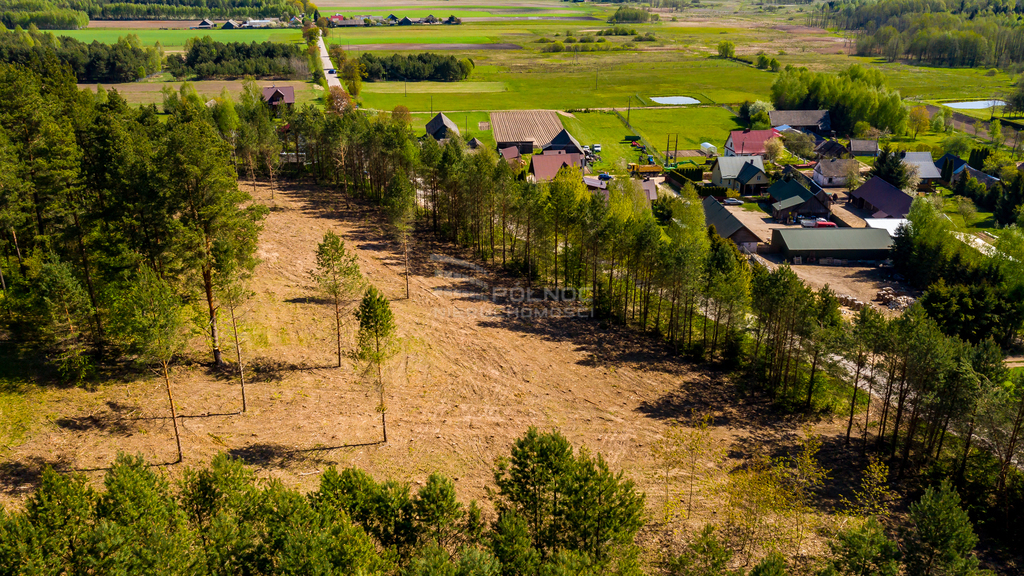 Działka budowlana 1478 m², Łaźnisko - zdjęcie 2