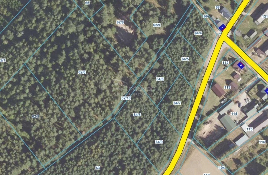 Działka budowlana 1478 m², Łaźnisko - zdjęcie 5
