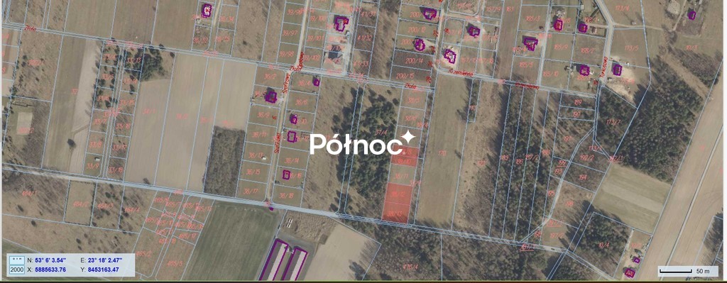 Działka budowlana 1280&nbsp;m², Henrykowo - zdjęcie 6