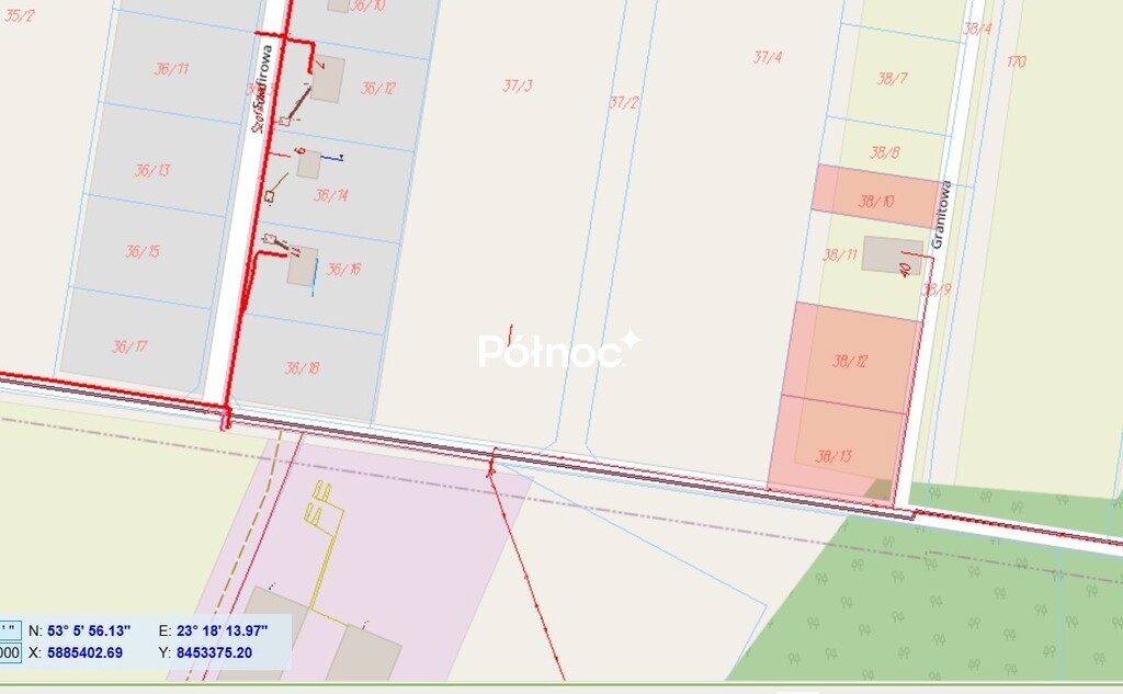 Działka budowlana 1280&nbsp;m², Henrykowo - zdjęcie 5