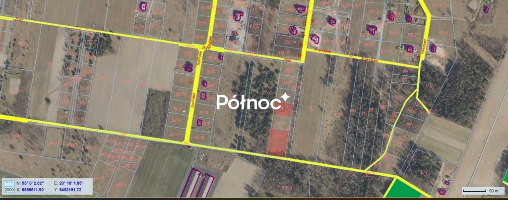 Działka budowlana 1280&nbsp;m², Henrykowo - zdjęcie 7