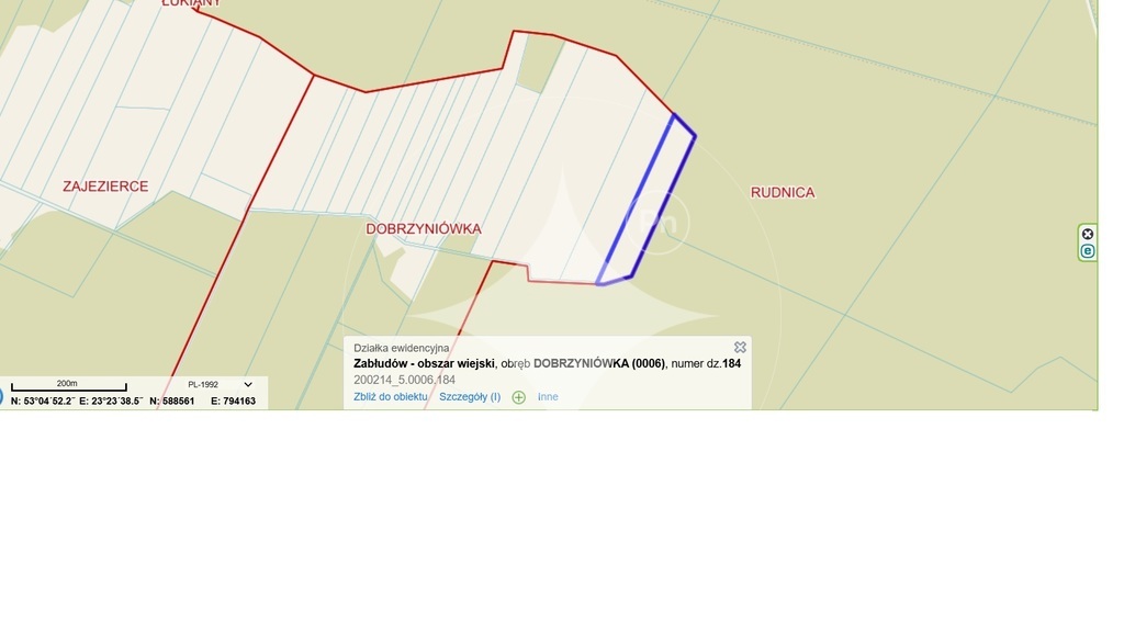 Działka rolna 1,54 ha, Dobrzyniówka - zdjęcie 3