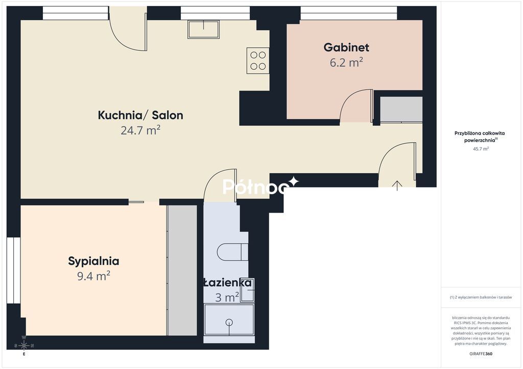Mieszkanie 47&nbsp;m², Białystok, Młodych, Zwycięstwa - zdjęcie 6