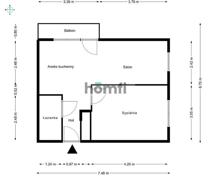 Mieszkanie 41 m², Warszawa, Mokotów, Dolna - zdjęcie 9