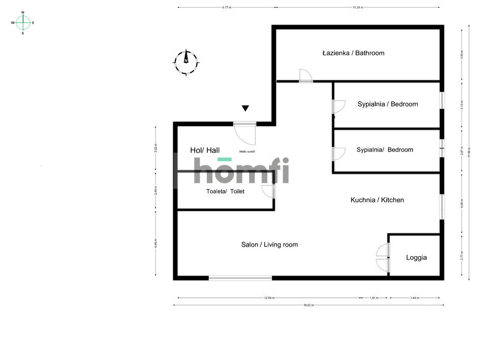 Mieszkanie 83,77&nbsp;m², Kraków, Bronowice, Juliusza Lea - zdjęcie 8