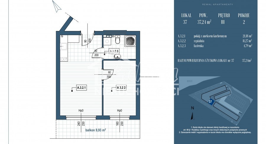 Mieszkanie 37,24 m², Rewal - zdjęcie 8