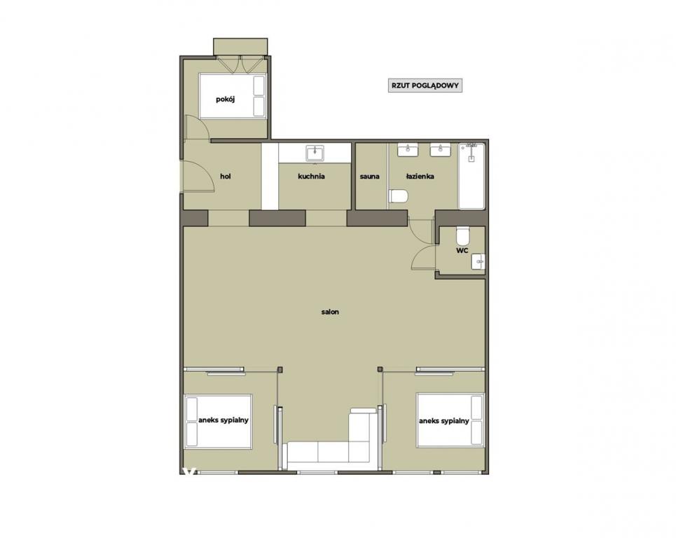 Mieszkanie 87&nbsp;m², Kraków, Długa - zdjęcie 18