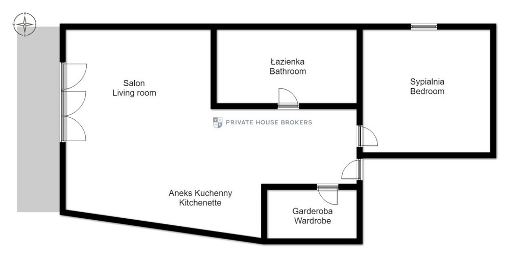 Mieszkanie 43 m², Kraków, Śródmieście, al. 29 Listopada - zdjęcie 12