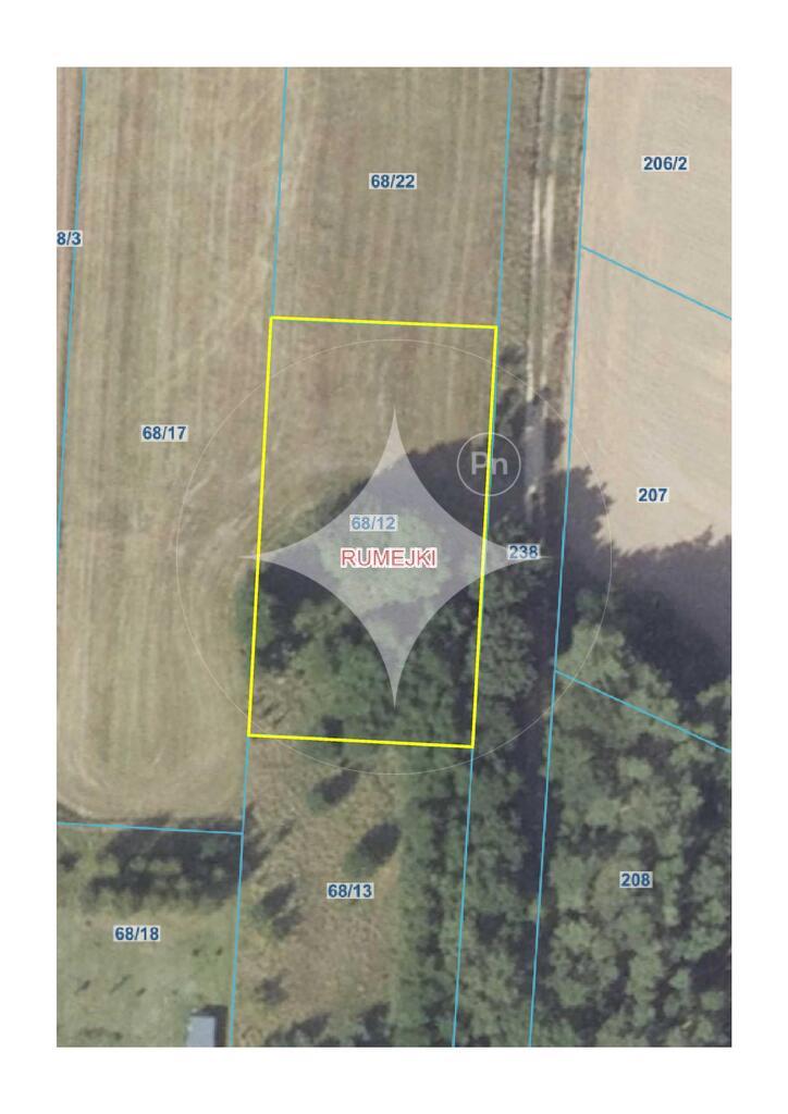 Działka rolna 1585 m², Rumejki - zdjęcie 3