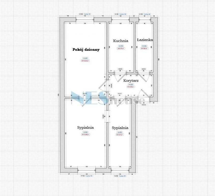 Mieszkanie 47&nbsp;m², Wrocław, Krzyki, Wróbla - zdjęcie 2