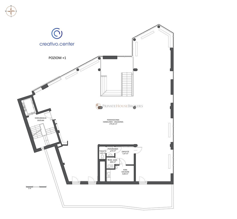 Lokal usługowy do wynajęcia, 467,57&nbsp;m², Kraków, Czyżyny, al. Jana Pawła II - zdjęcie 10