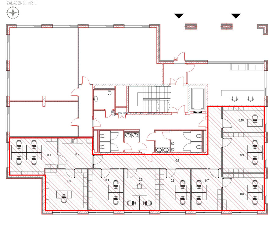 Lokal biurowy do wynajęcia, 51 m², Kraków, Nowa Huta, Ciepłownicza - zdjęcie 8
