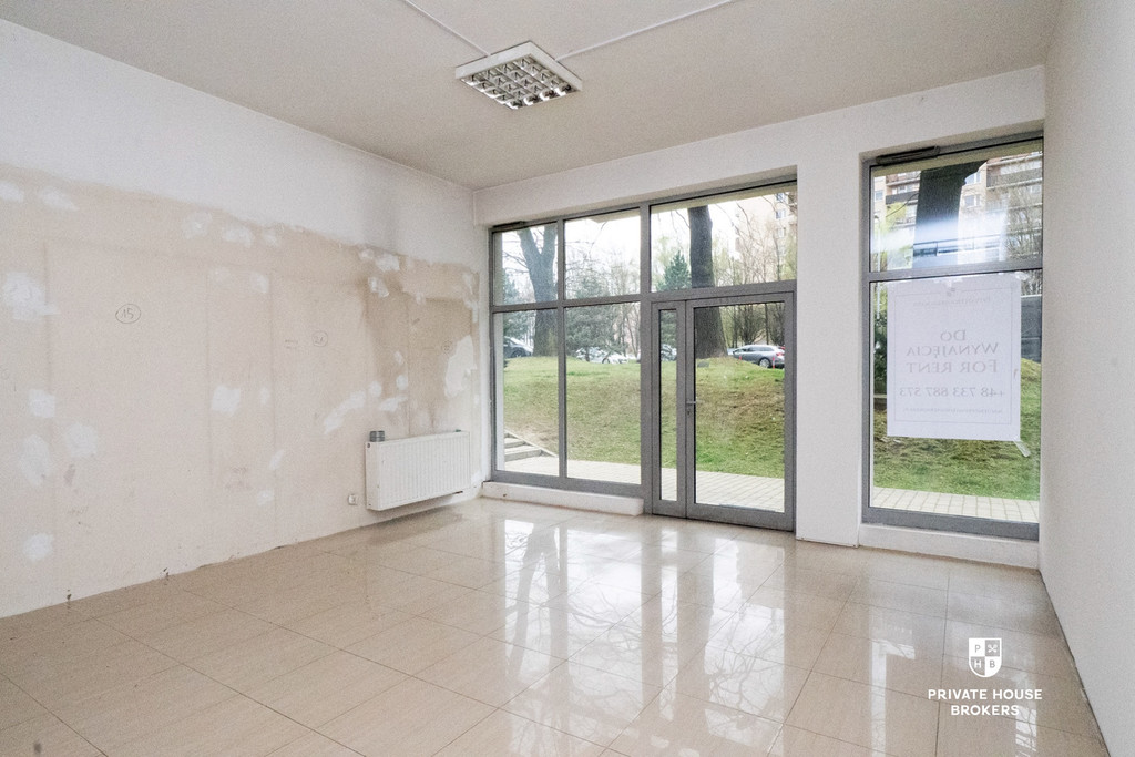 Lokal usługowy do wynajęcia, 45,38 m², Kraków, Podgórze, Walerego Sławka - zdjęcie 1