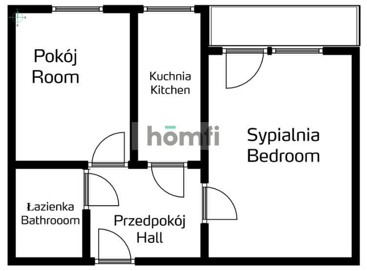 Mieszkanie 38&nbsp;m², Kraków, Łagiewniki, Jana Brożka - zdjęcie 13