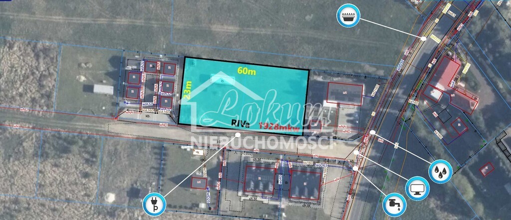 Działka budowlana 1928&nbsp;m², Niechorze - zdjęcie 1