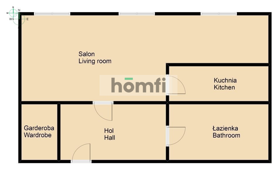 Mieszkanie 27 m², Wrocław, Krzyki, Śliczna - zdjęcie 12