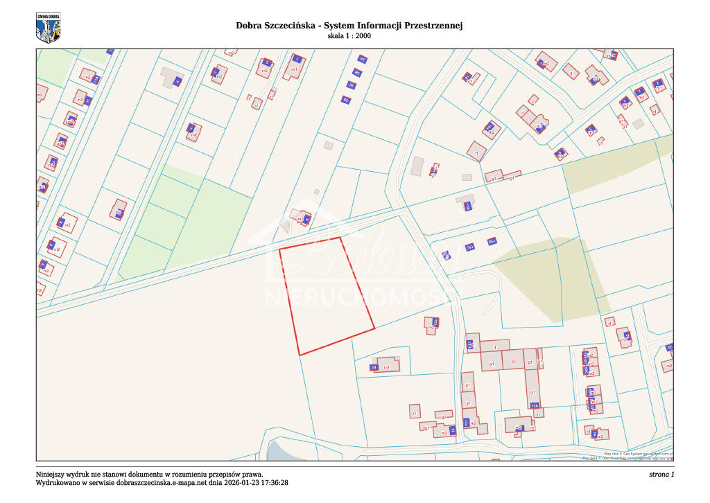 Działka budowlana 4700&nbsp;m², Mierzyn, Prosta - zdjęcie 3