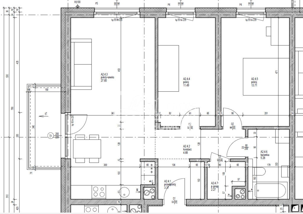Mieszkanie 68,84&nbsp;m², Mierzyn - zdjęcie 7