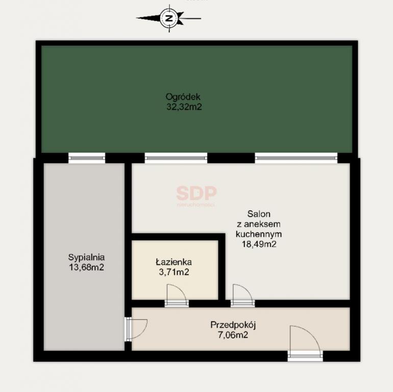 Mieszkanie 44 m², Wrocław, Tadeusza Brzozy - zdjęcie 7