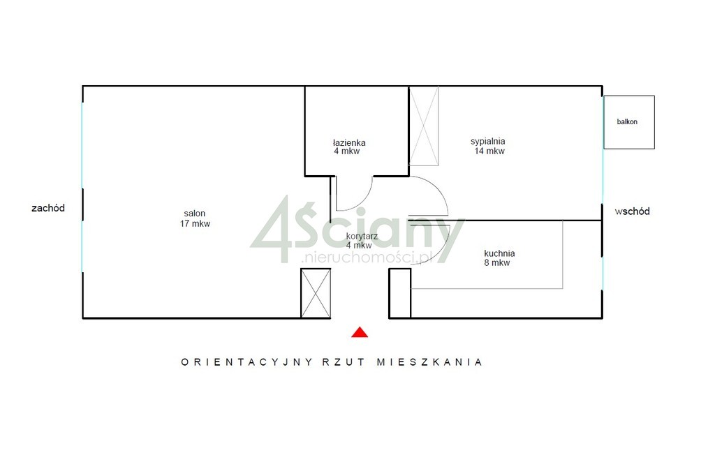Mieszkanie 47,1 m², Warszawa, Mokotów, Etiudy Rewolucyjnej - zdjęcie 15