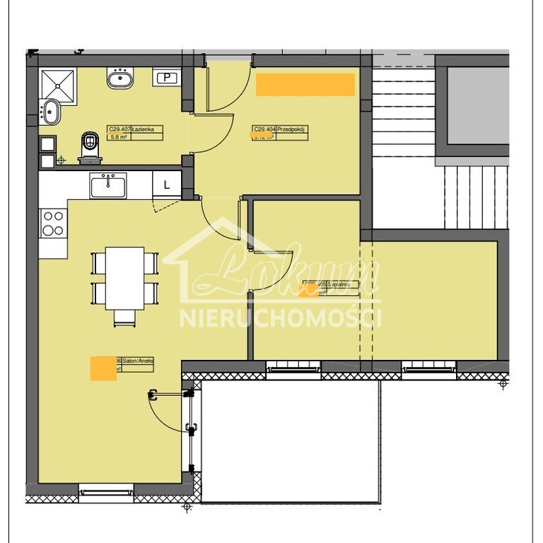 Mieszkanie 52,84&nbsp;m², Szczecin - zdjęcie 10