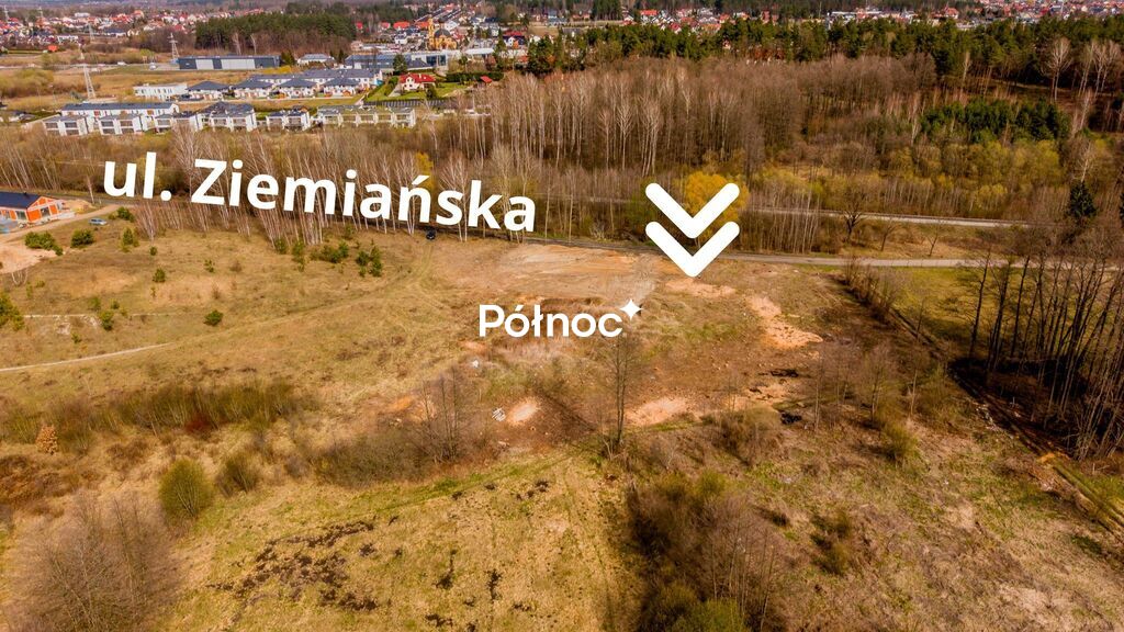 Działka budowlana 923&nbsp;m², Zaścianki, Ziemiańska - zdjęcie 2