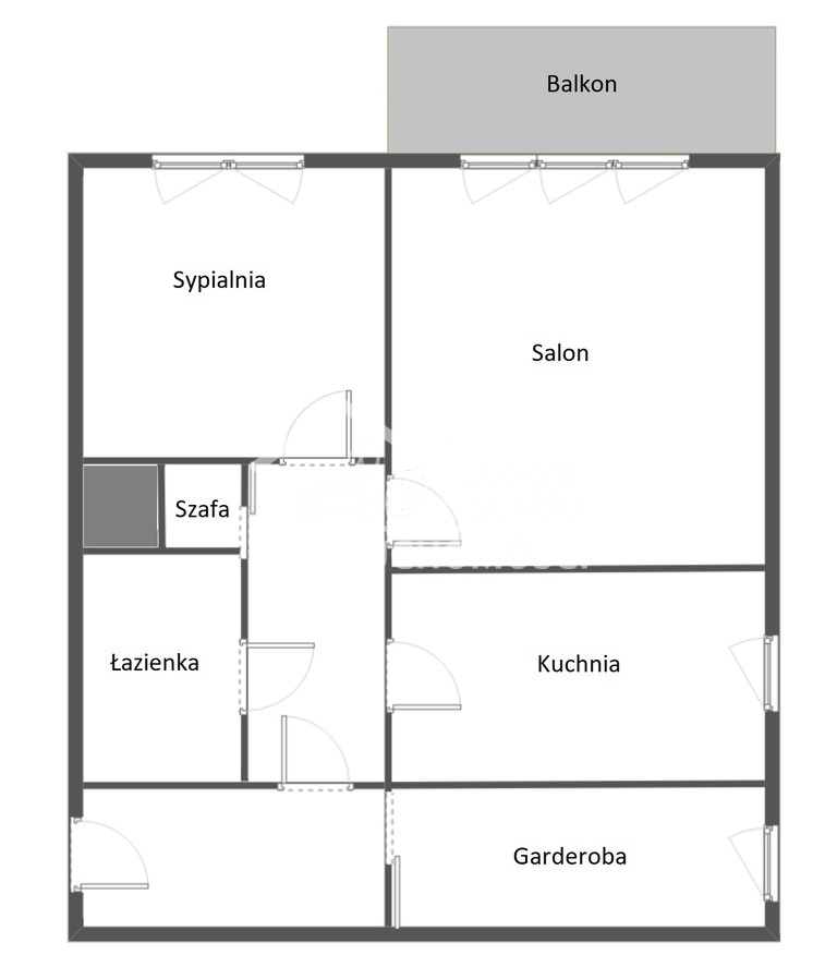 Mieszkanie 42,9&nbsp;m², Szczecin - zdjęcie 18