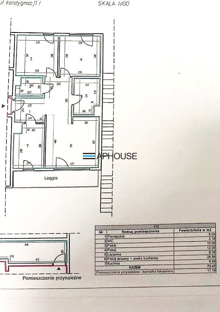 Mieszkanie 73&nbsp;m², Kraków, Bronowice, Wizjonerów - zdjęcie 20