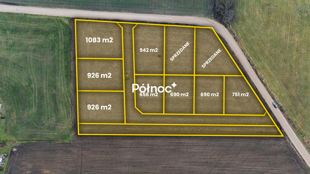 Działka budowlana 926&nbsp;m², Stare Kupiski, Świerkowa - zdjęcie 3