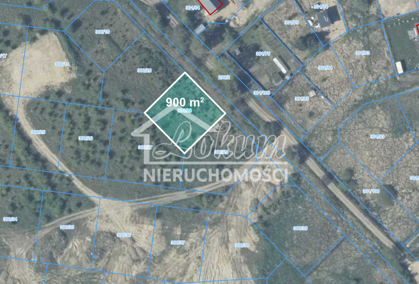 Działka budowlana 900 m², Dobra - zdjęcie 1